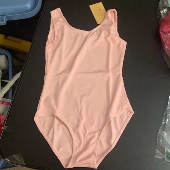 Di PUG Girl's Pink Tank Leotard Medium NWT - Picture 1 of 8